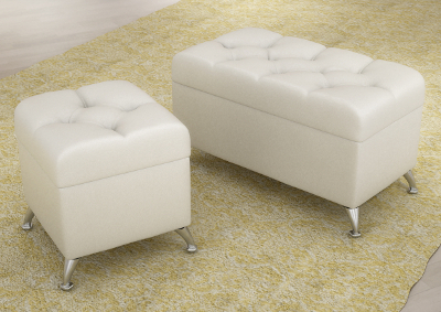 Мягкая интерьерная мебель  - пуфы