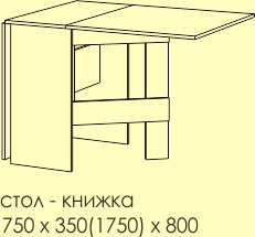 Стол Книжка