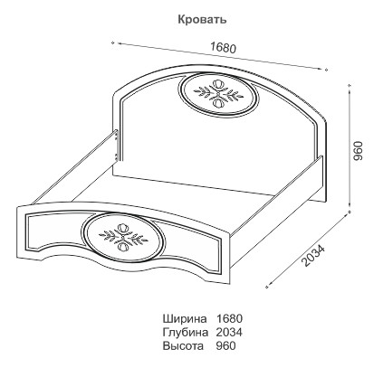 Спальный гарнитур "Селена"